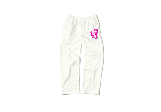 Wht/Pnk Sweatpants
