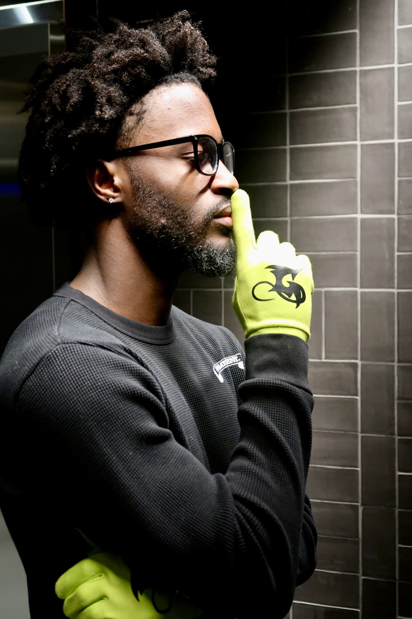 Anti-Slip Gloves (Green)