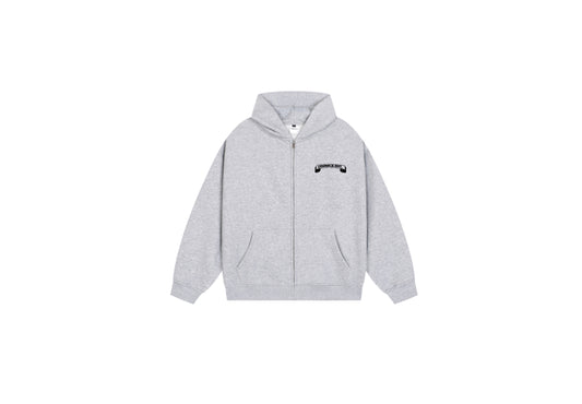 Grey “YNS” Hoodie Boxy
