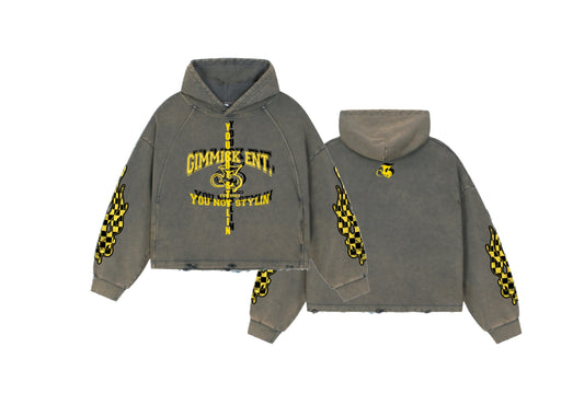 Washed “You Not Stylin” Hoodie