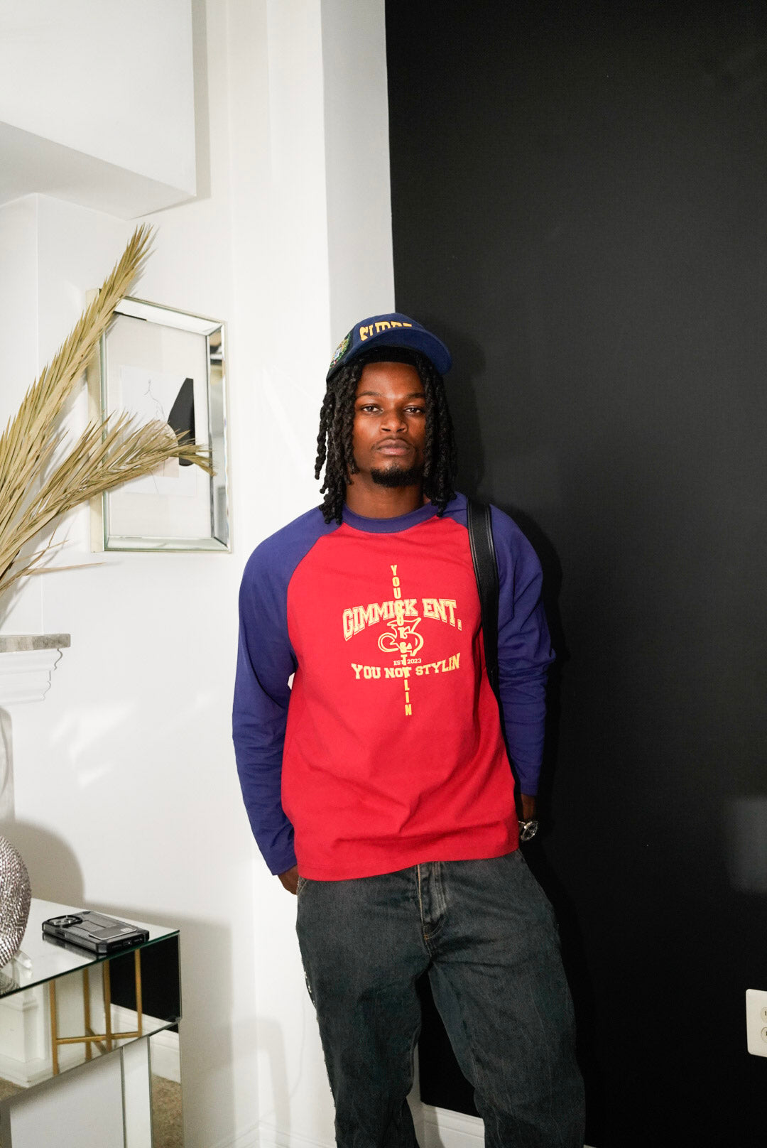 Red/Navy “You Not Stylin” L/S