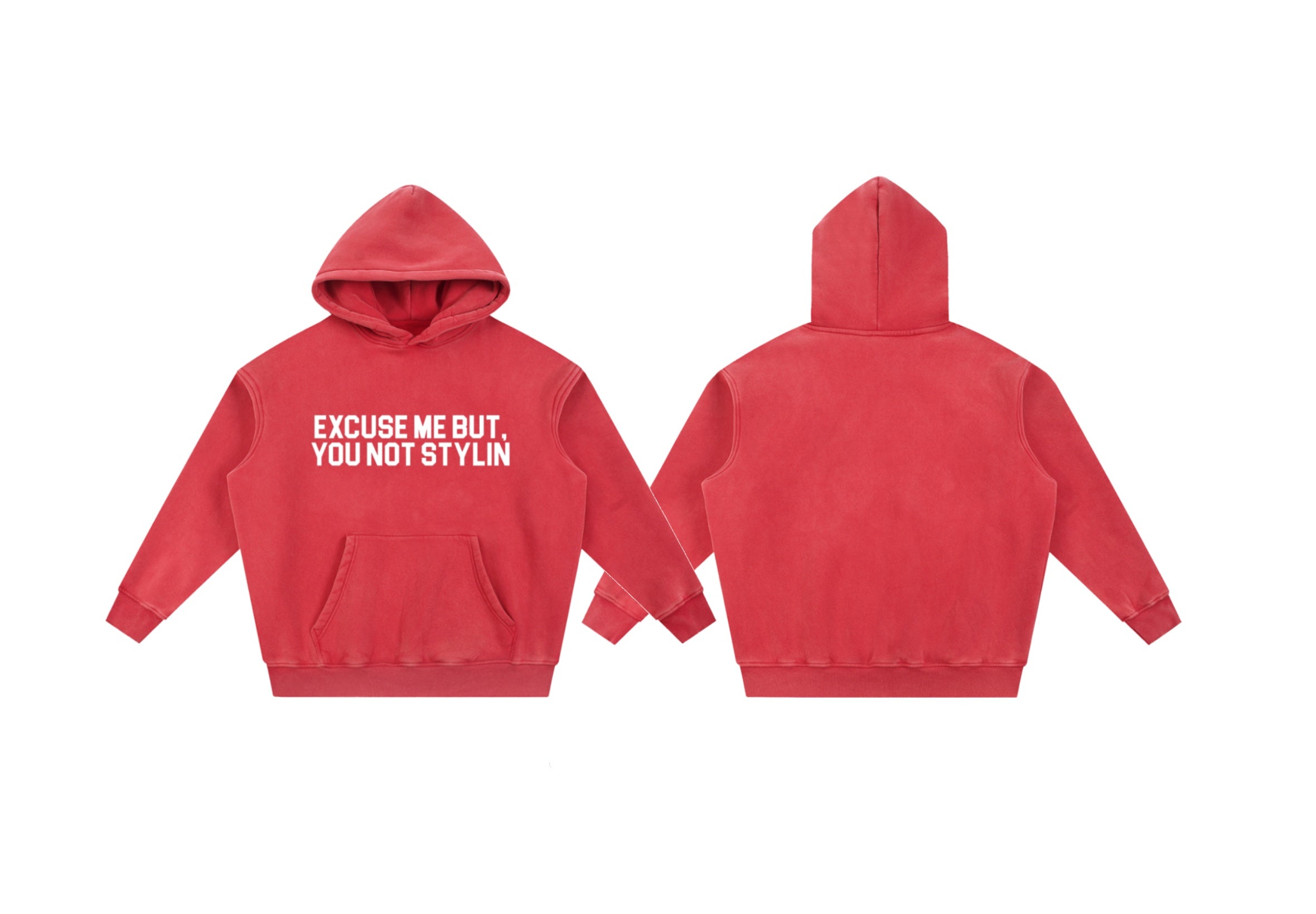 “Excuse Me…” Oversized Hoodie
