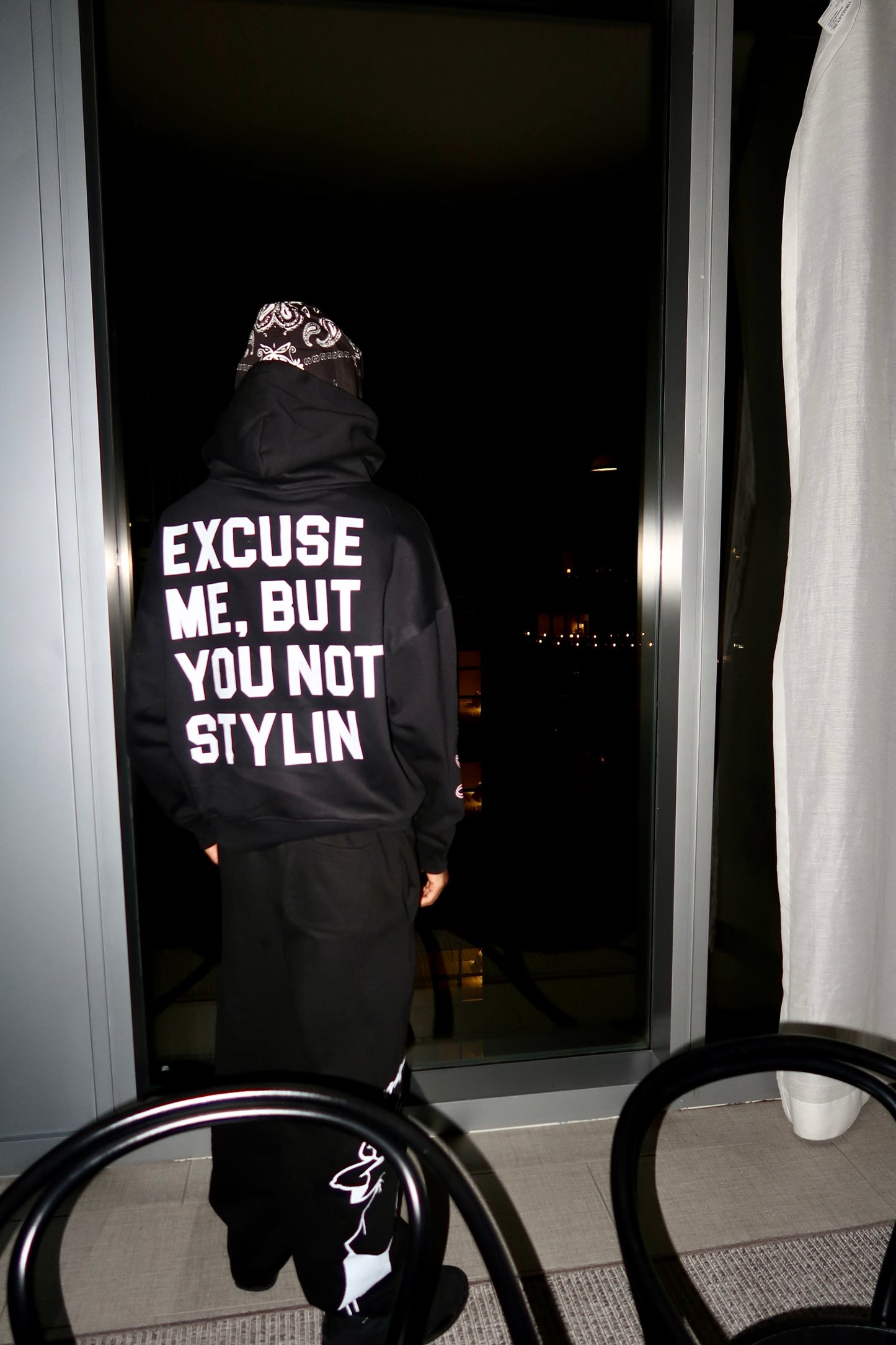 Double Hood Bandana Hoodie