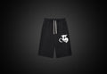 Black Three-quarter Shorts