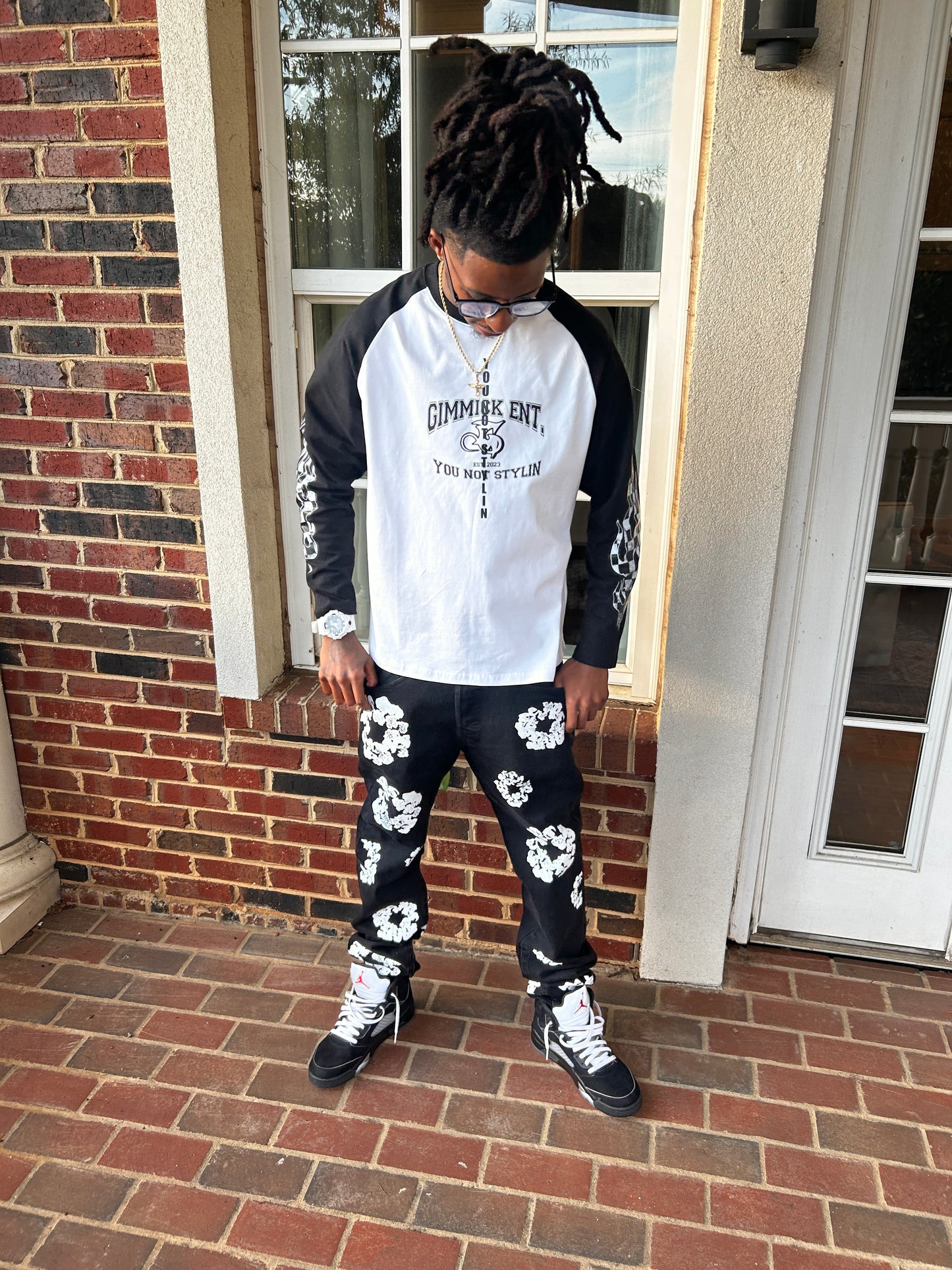 Black/White “You Not Stylin” L/S