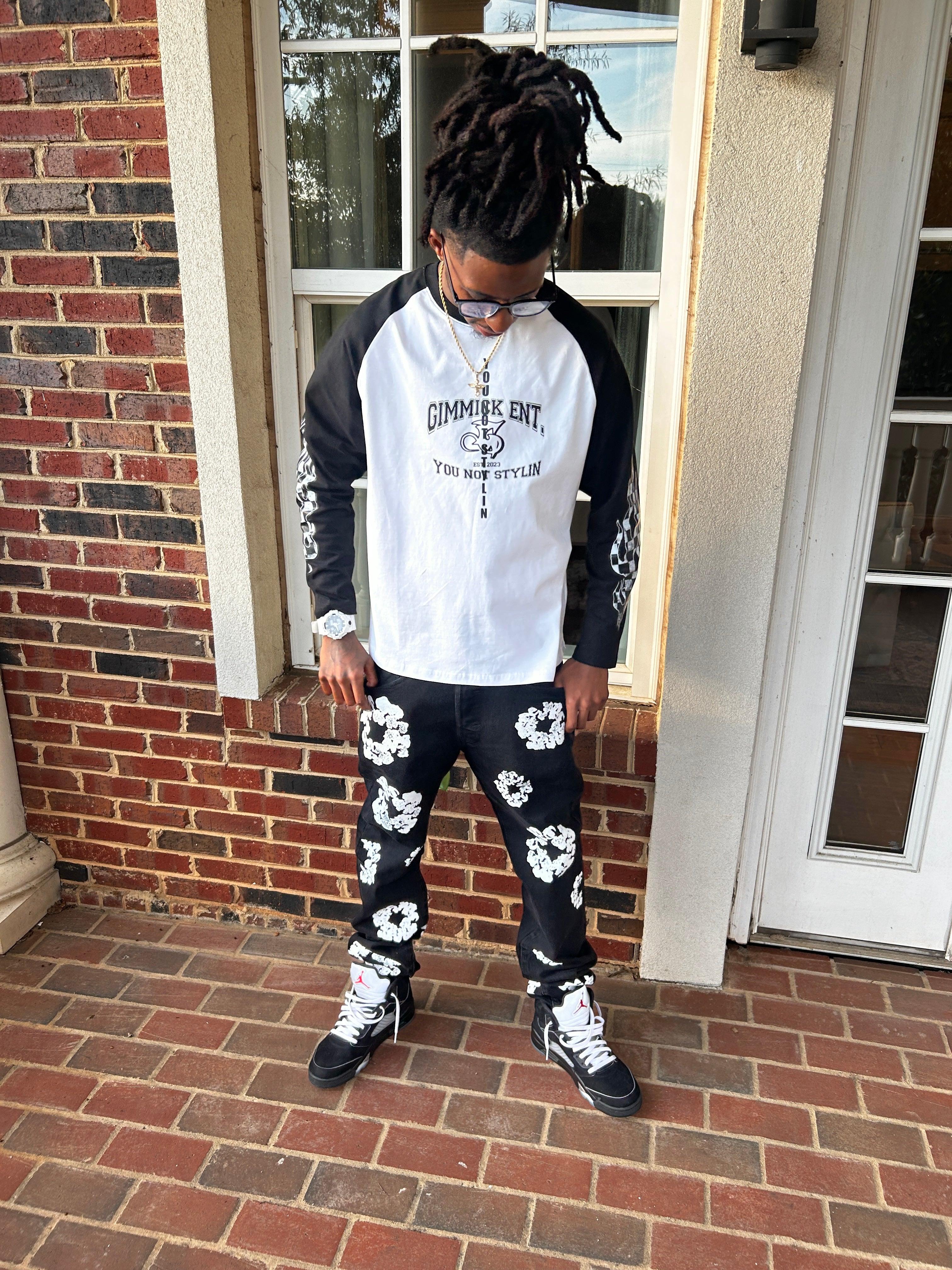 Black/White “You Not Stylin” L/S