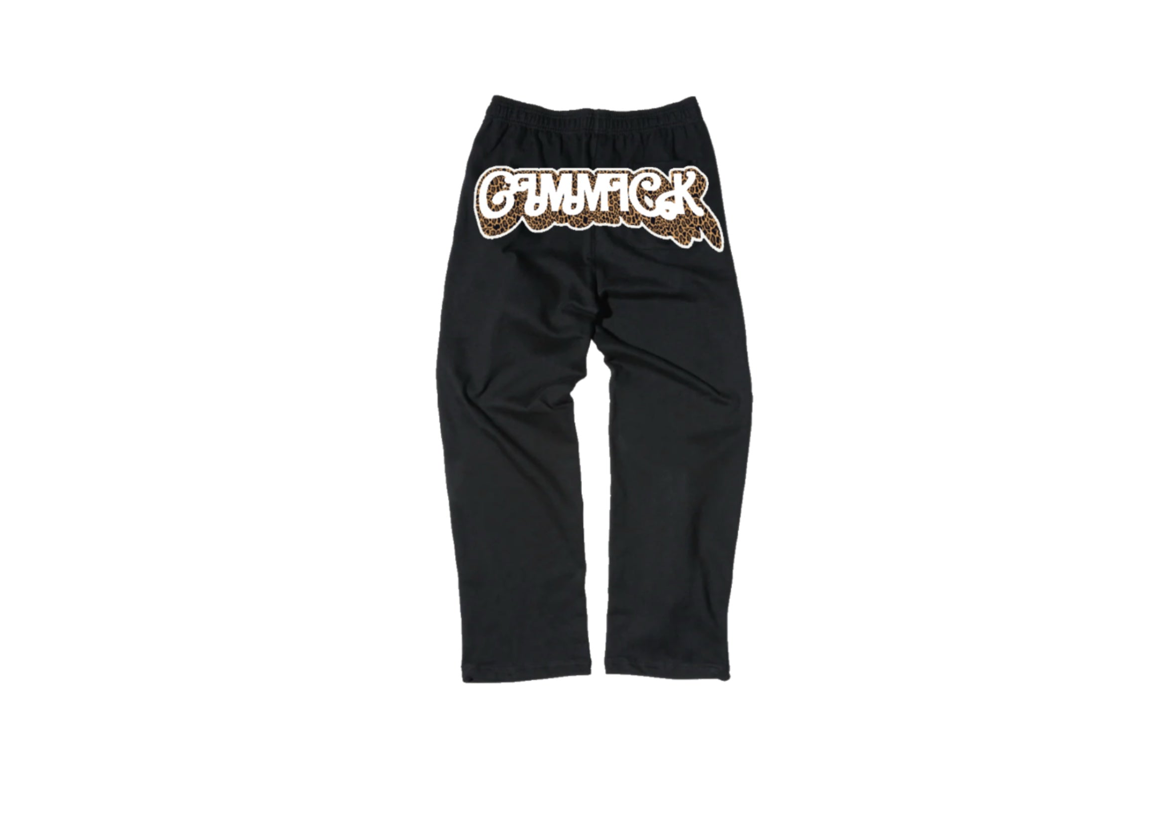 Blck/Cheetah Print Sweatpants