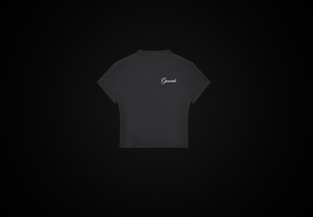 Black Slim Fit Mock Neck T-Shirt