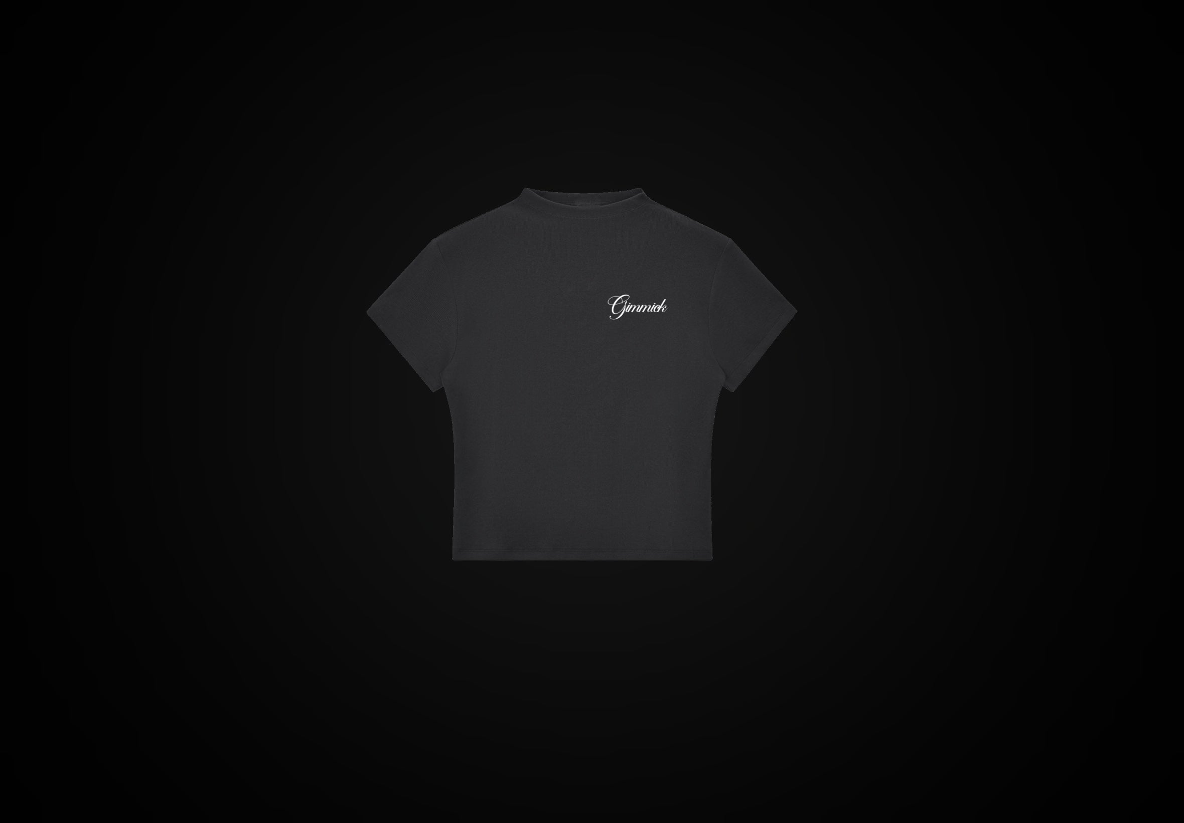 Black Slim Fit Mock Neck T-Shirt