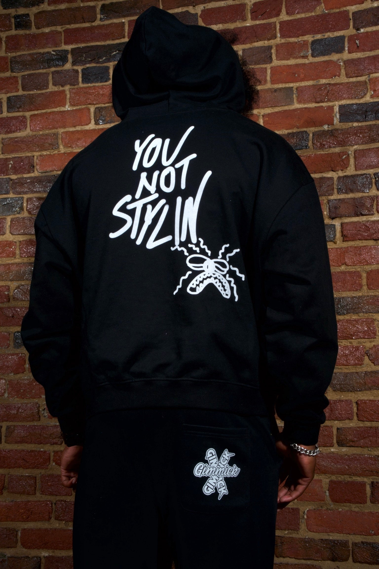 Black Signature Full Zip Hoodie