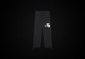 Black Signature Drawstring Sweatpants