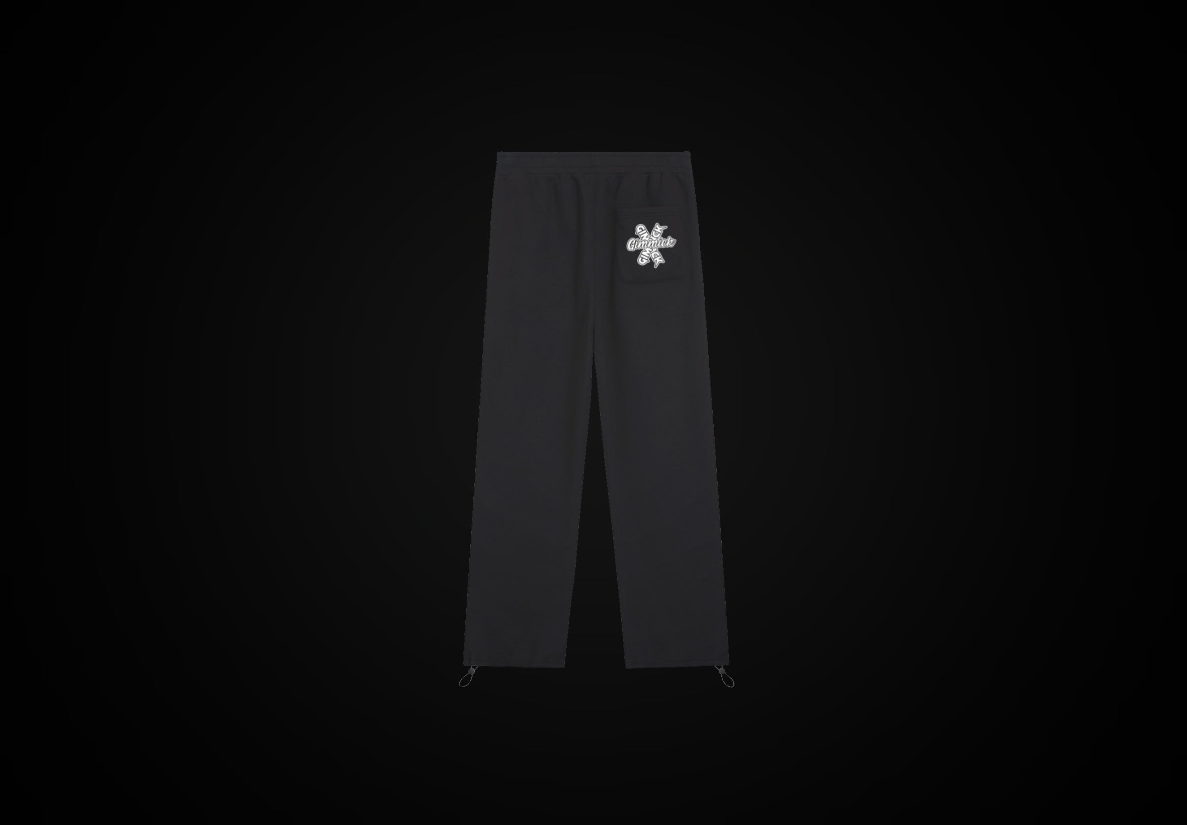 Black Signature Drawstring Sweatpants
