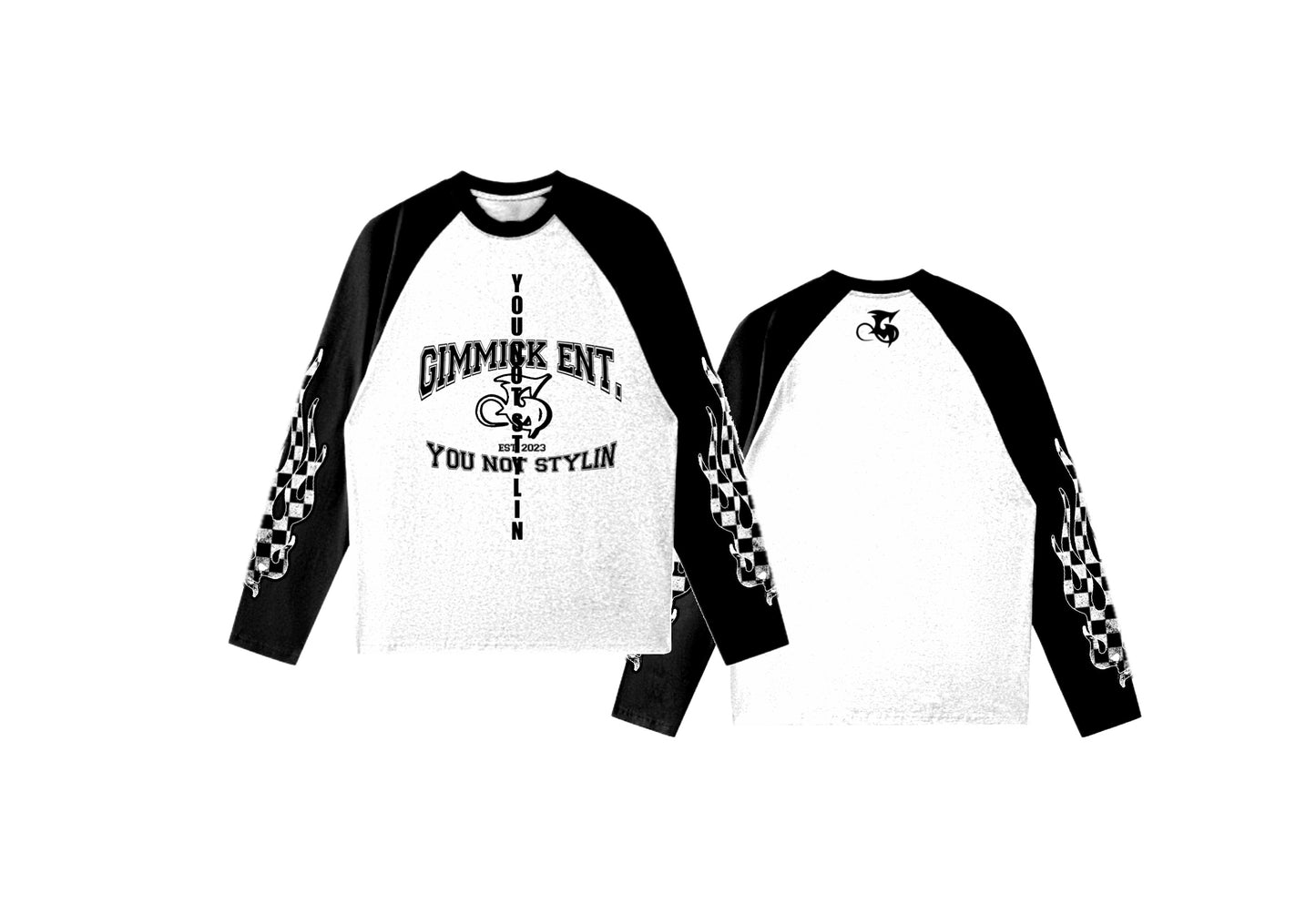 Black/White “You Not Stylin” L/S