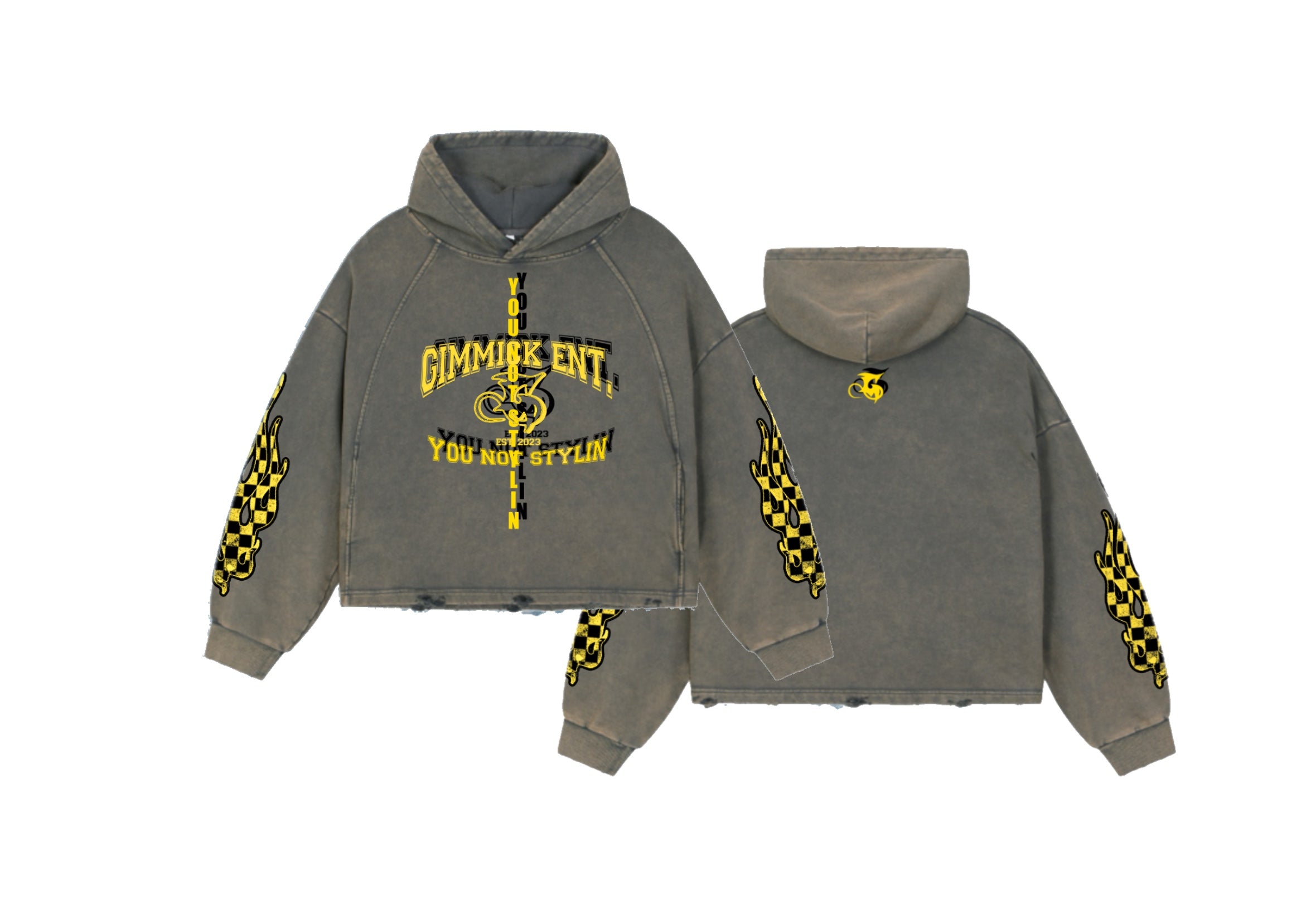 Washed “You Not Stylin” Hoodie