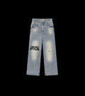 Signature Distressed Baggy Jeans