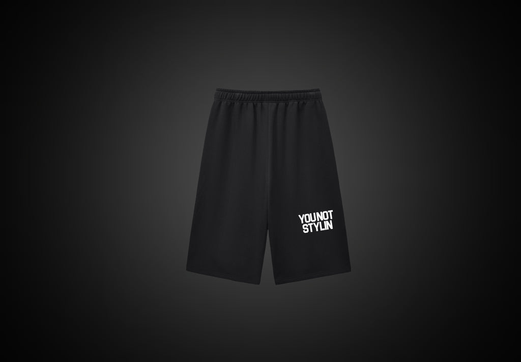 Black Three-quarter Shorts